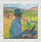 Henri Martin Print, Self-portrait at La Bastide-du-Vert (1905)