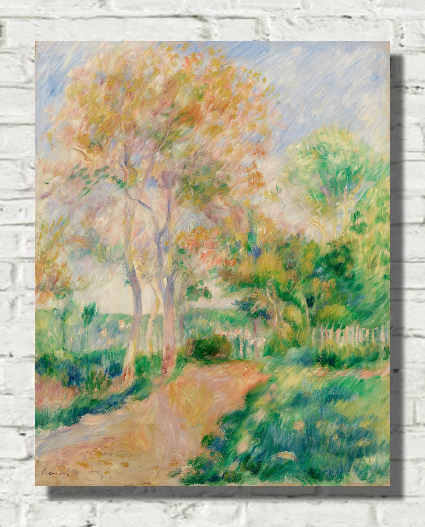 Renoir Print, Autumn Landscape (c.1884)