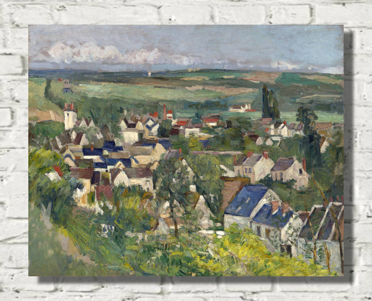 Paul Cézanne Print, Auvers, Panoramic View (1873)