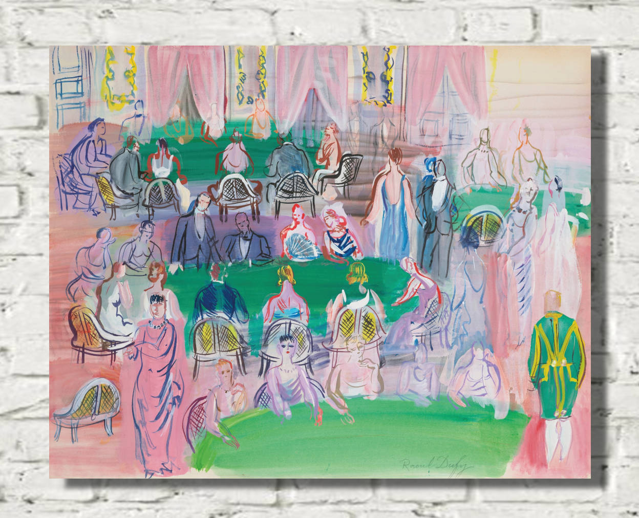 Raoul Dufy – Baccarat (1925) Fine Art Prints & Canvas Panels