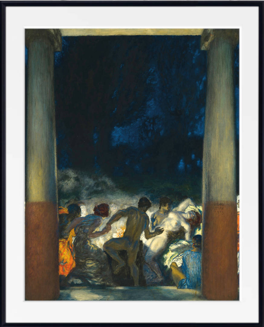 Franz Stuck Print, Bacchanal (1905)