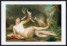 William-Adolphe Bouguereau, Fine Art Print : Bacchante Wrestling a Goat