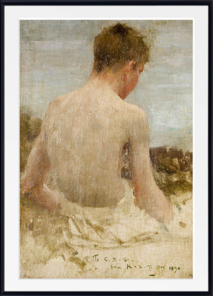 Back of a boy bather (1890), Henry Scott Tuke