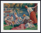 Maximilien Luce Print, Bathing in the cure (1900)