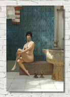 Jean-Léon Gérôme Print, Bather at the Bush Pool