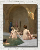 Jean-Léon Gérôme Fine Art Print : Bathers (1884)