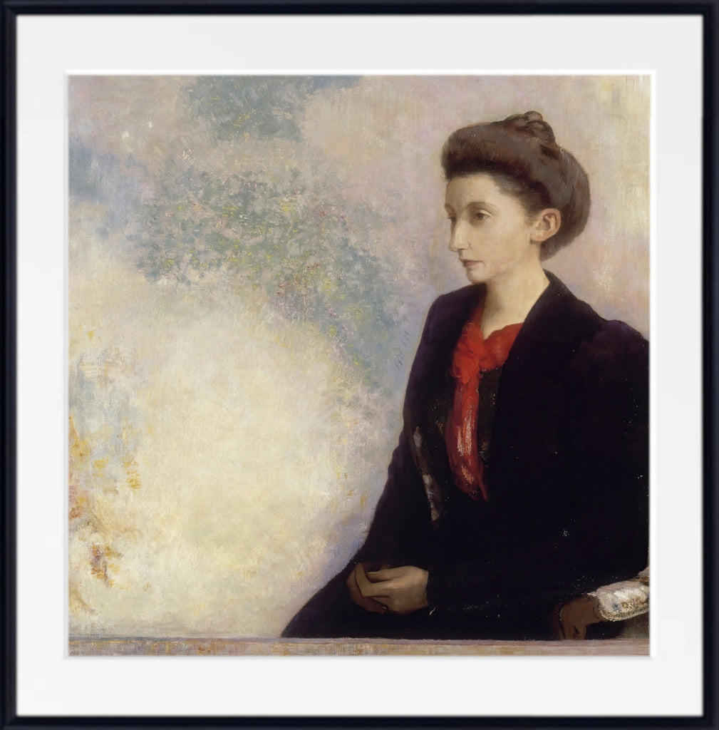 Baroness Robert de Domecy (1900) by Odilon Redon