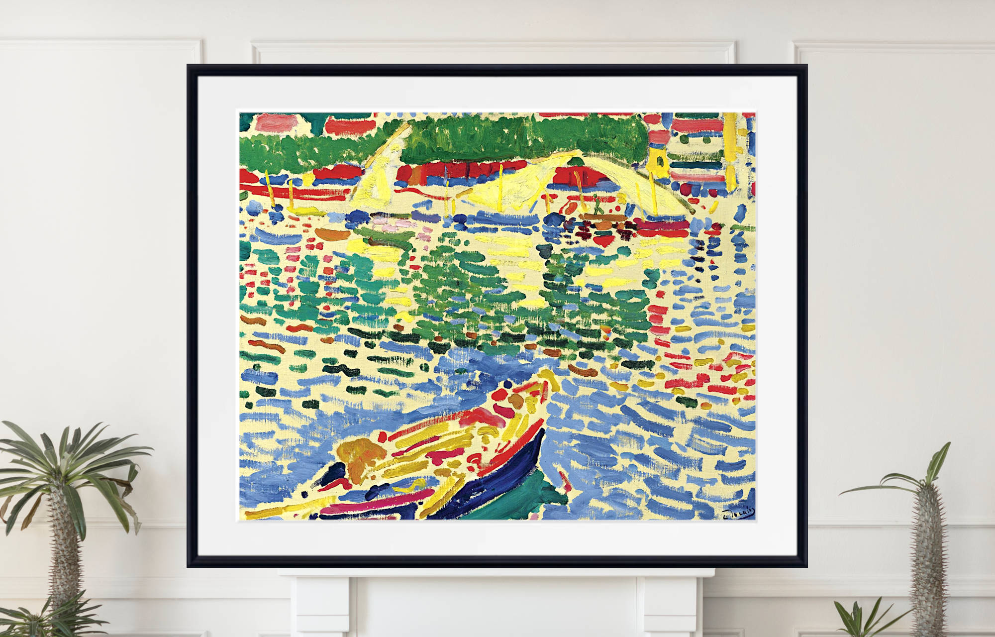 André Derain – Barques au port de Collioure Prints & Canvas Panels