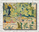 Boats in the Bois de Boulogne (1938) by Louis Valtat