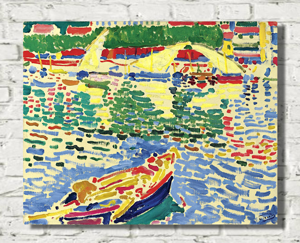 André Derain – Barques au port de Collioure Prints & Canvas Panels