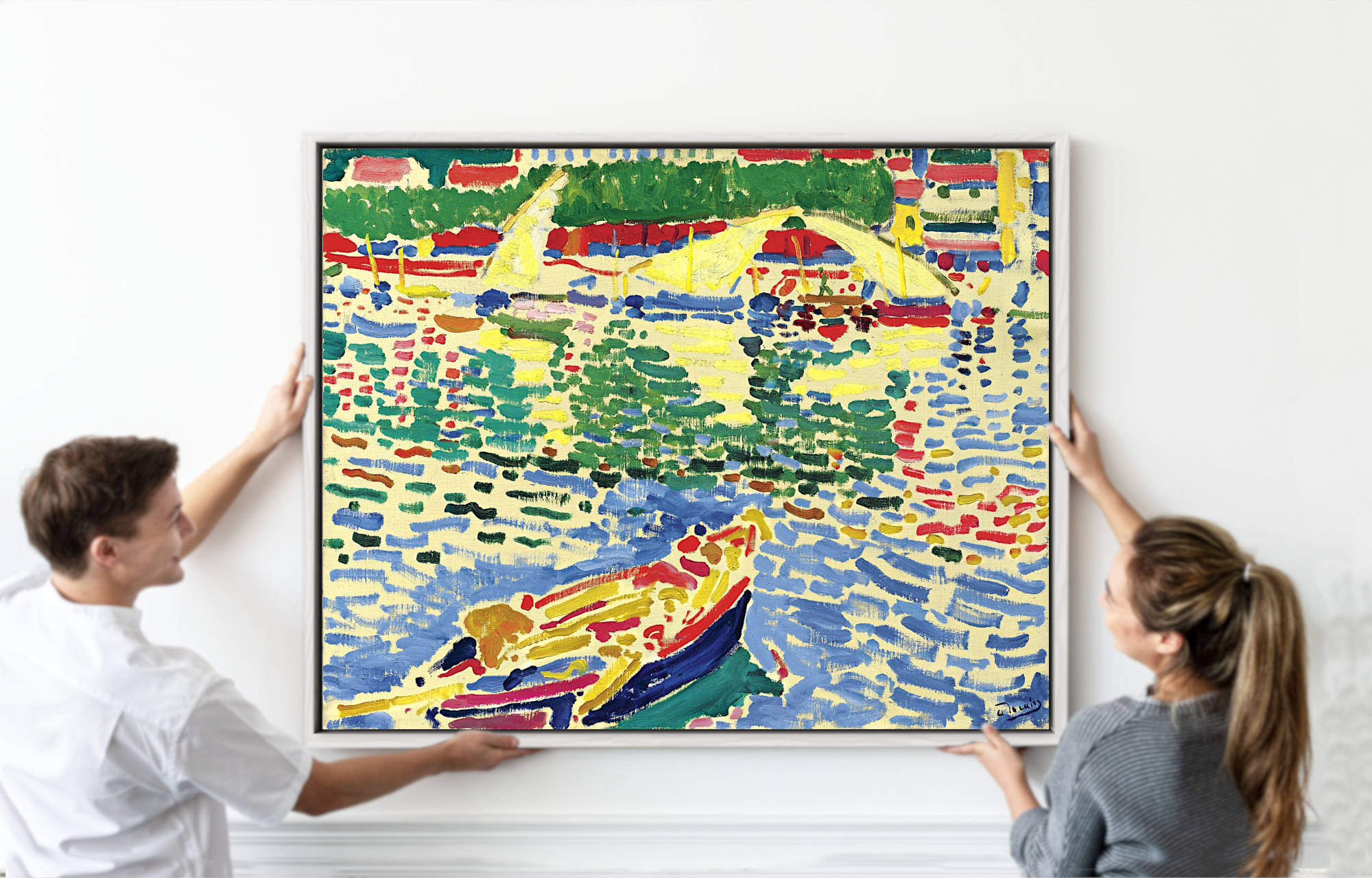 André Derain – Barques au port de Collioure Prints & Canvas Panels