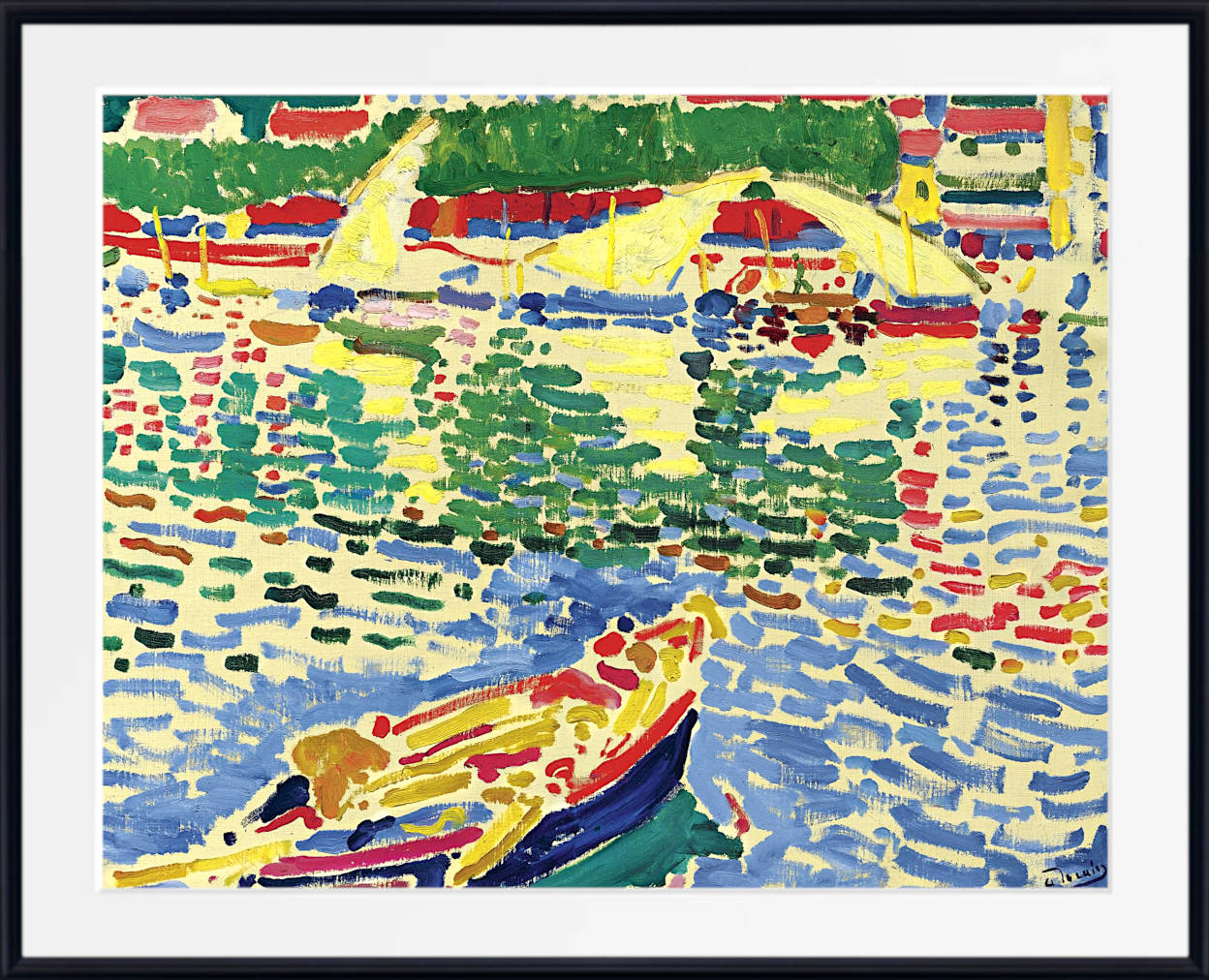 André Derain – Barques au port de Collioure Prints & Canvas Panels