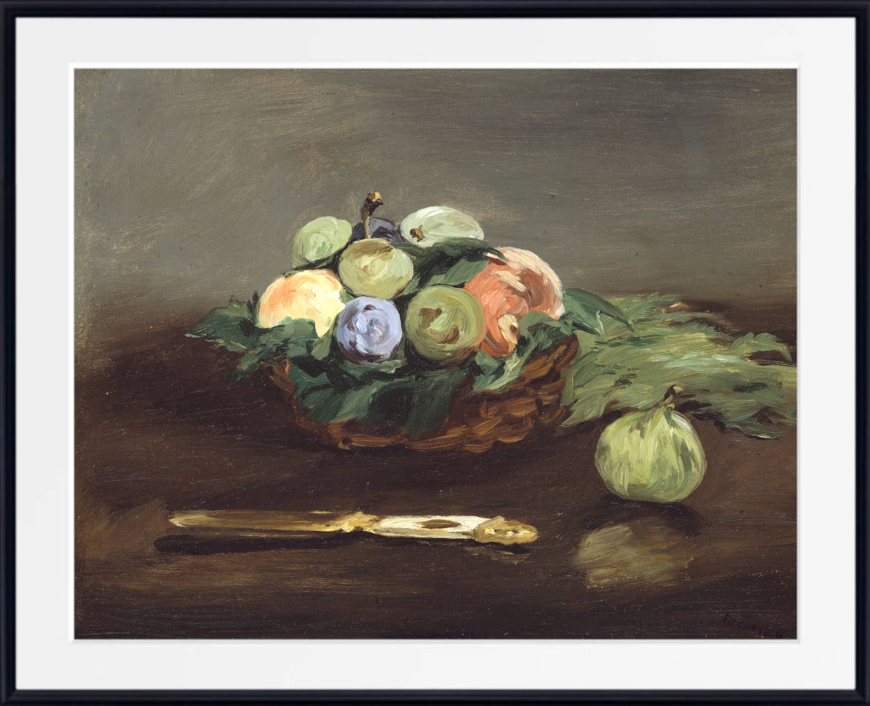 Édouard Manet  Print : Basket of Fruit