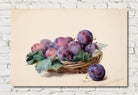 Louis Marie De Schryver Print, Basket of Plums