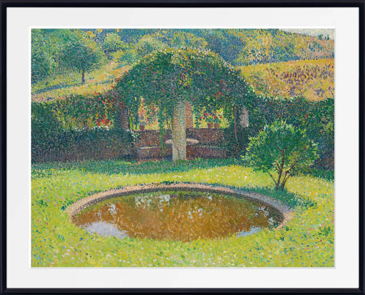 Henri Martin Print, South-West Basin and Arbor of Marquayrol Park