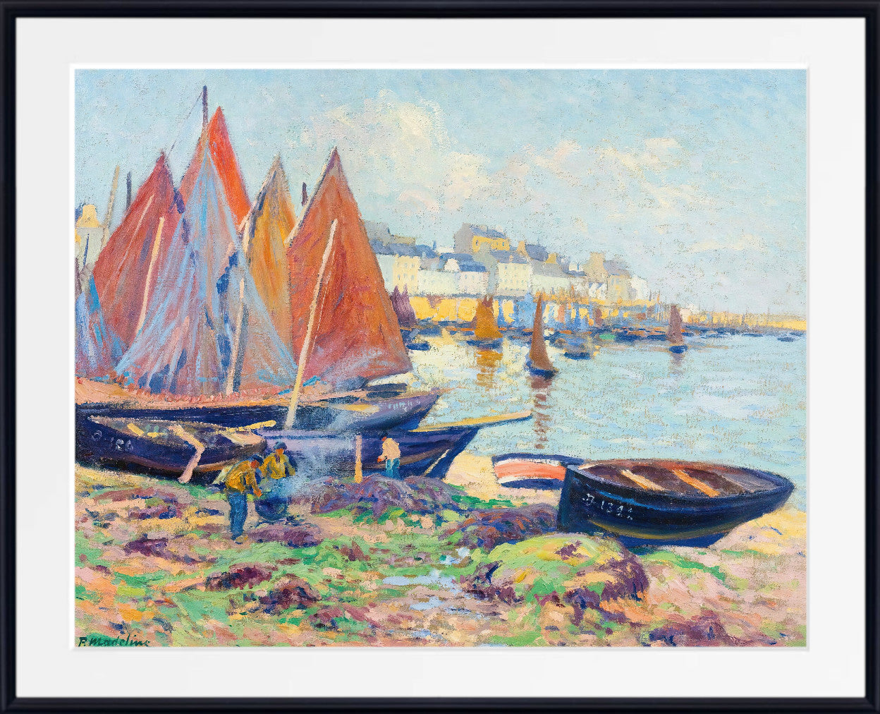 Boats and Longshoremen (1909), Paul Madeline