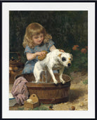 Louis Marie De Schryver Print, Bath Day