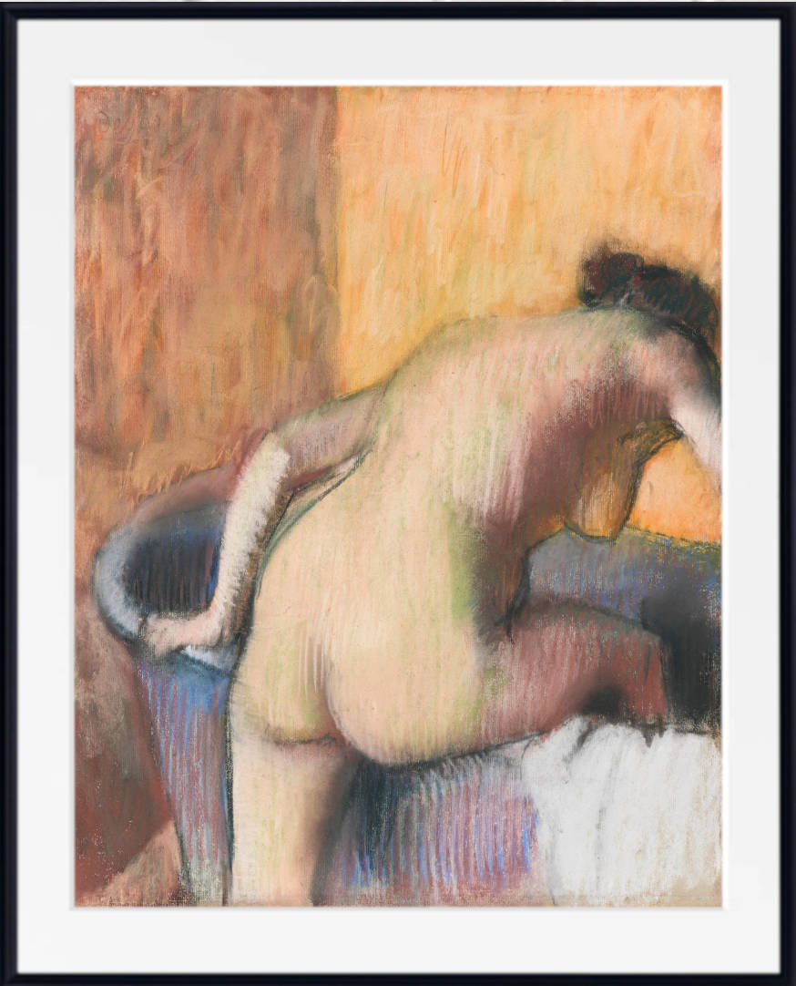 Edgar Degas, Fine Art Print : Bather Stepping into a Tub