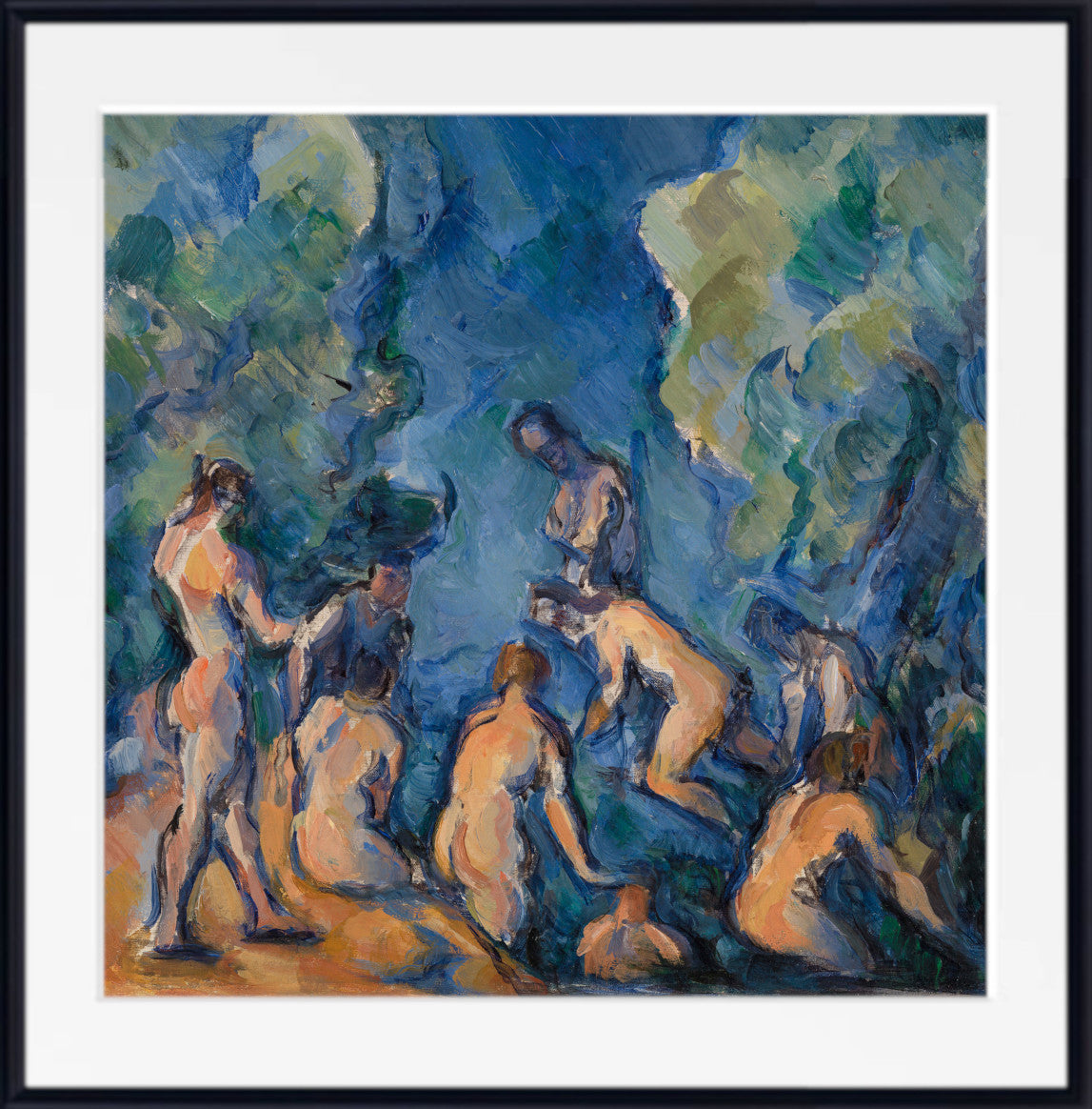 Paul Cézanne Post-Impressionist Fine Art Print, Bathers