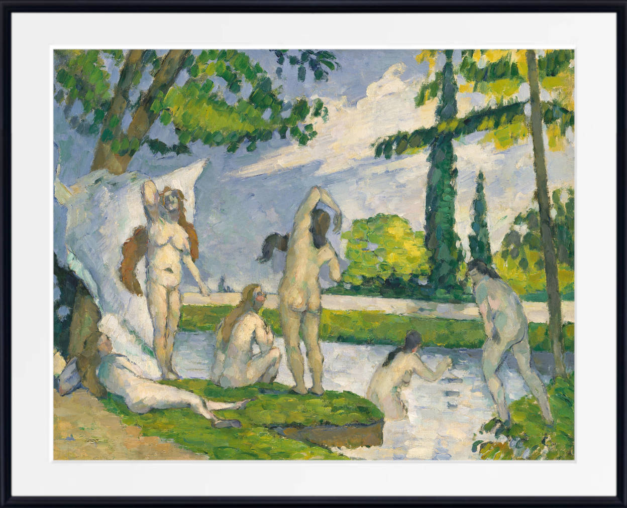 Paul Cézanne Print, Bathers (1874–75)