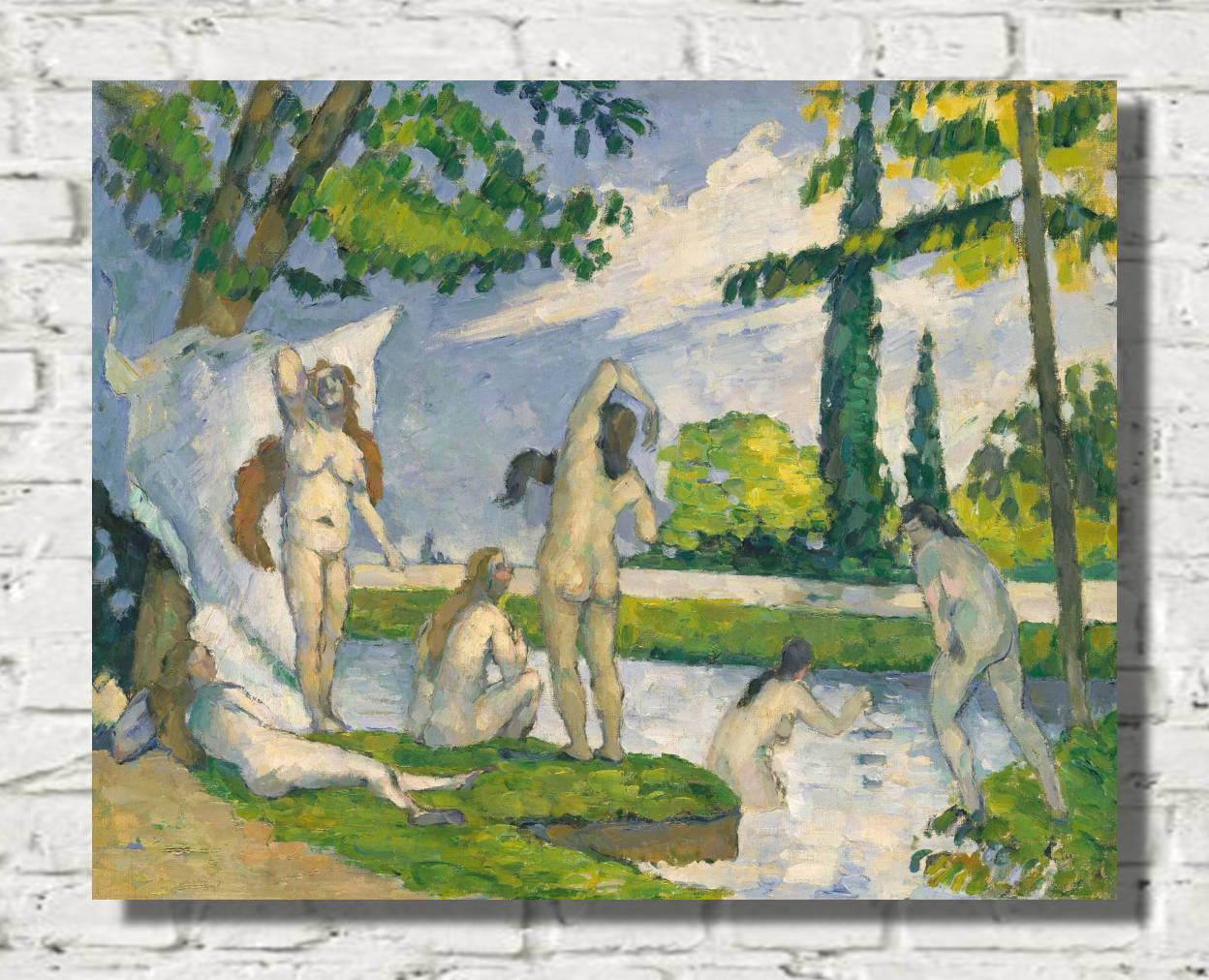 Paul Cézanne Print, Bathers (1874–75)