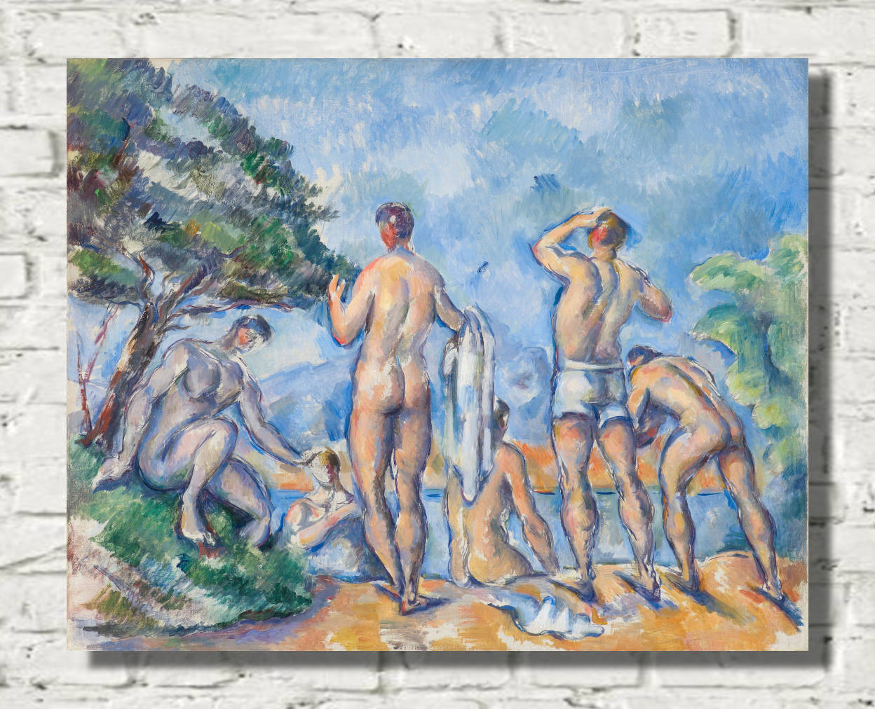 Paul Cézanne Print, Bathers (1890–92)