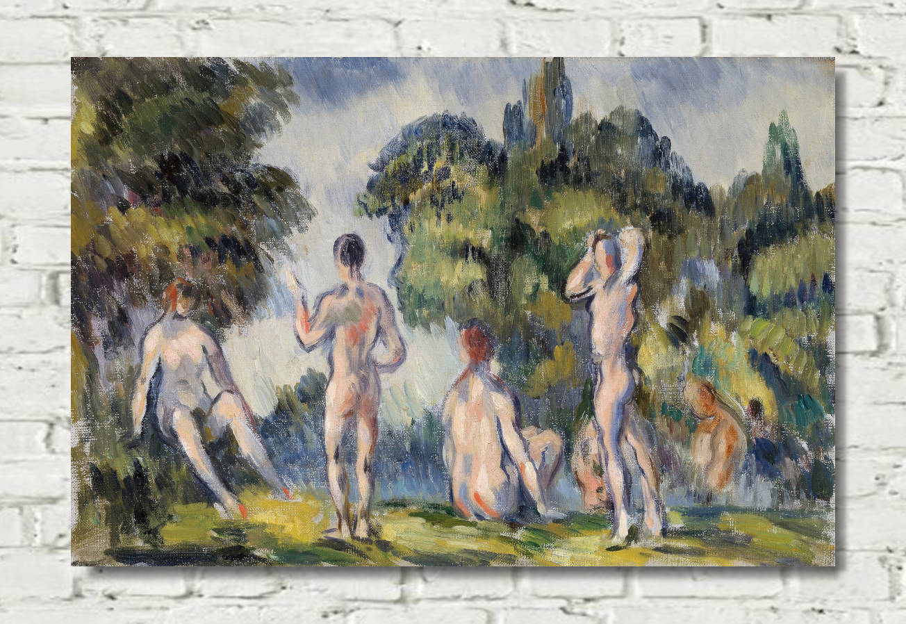 Paul Cézanne Print, Bathers (1890)