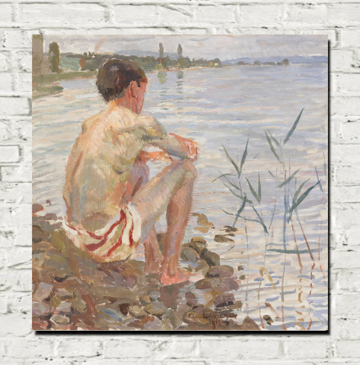 Bathing Boy (Dingelsdorf) (1913) by Christian Landenberger