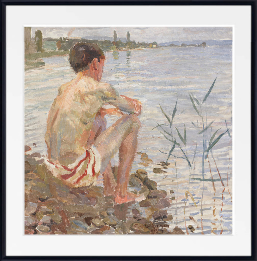 Bathing Boy (Dingelsdorf) (1913) by Christian Landenberger
