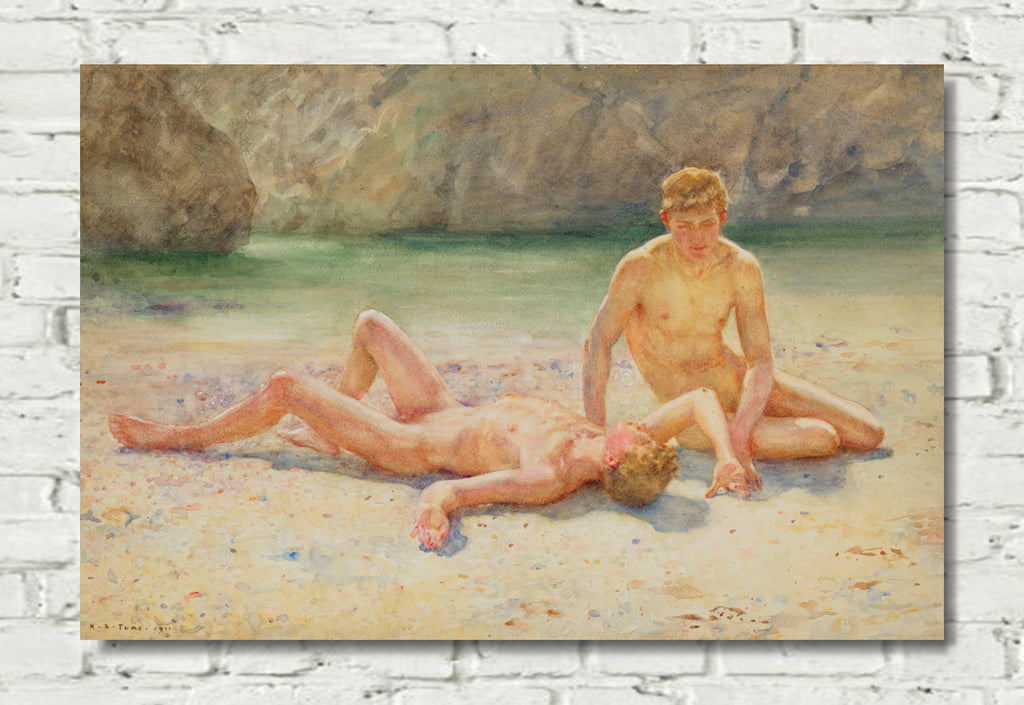 Bathing Group (Noonday Heat) (1911), Henry Scott Tuke