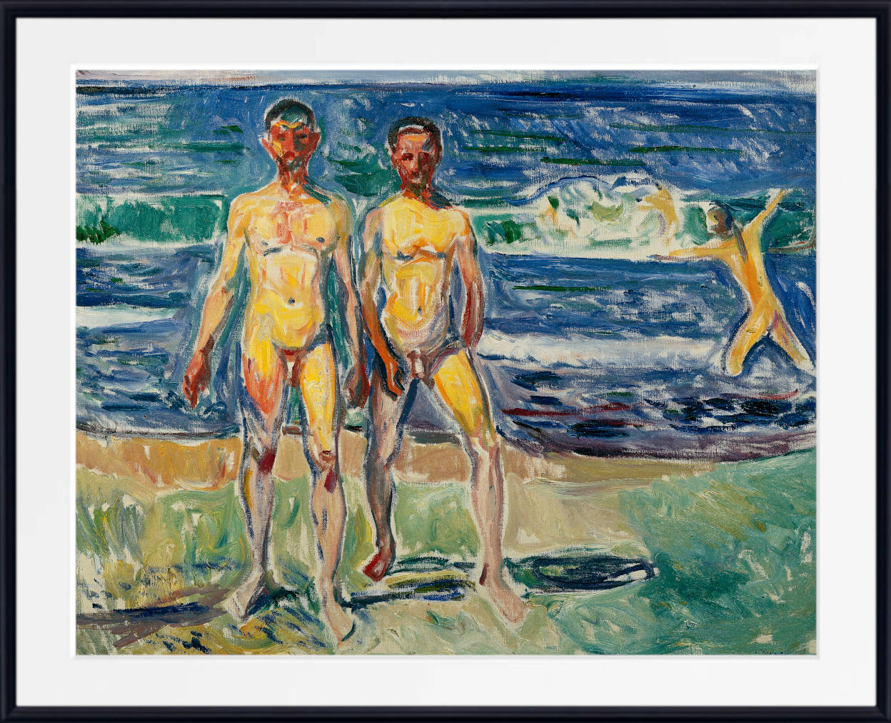 Edvard Munch Fine Art Print, Bathing Men