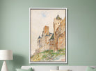 Cass Gilbert Print, Battlements of Carcassonne, France (1913)