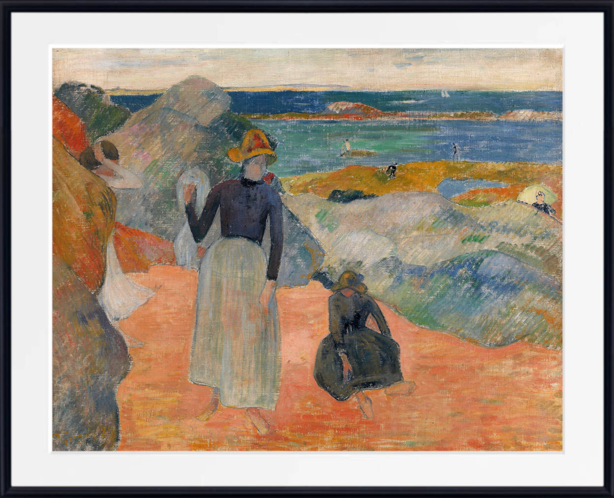 Paul Gauguin Print : Beach Scene (1889)