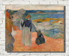 Paul Gauguin Print : Beach Scene (1889)