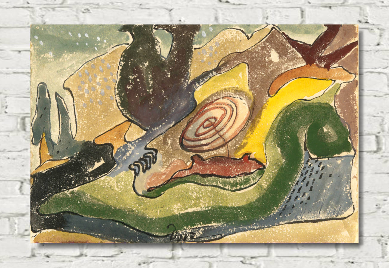 Arthur Dove Fine Art Print, Beach (1940)