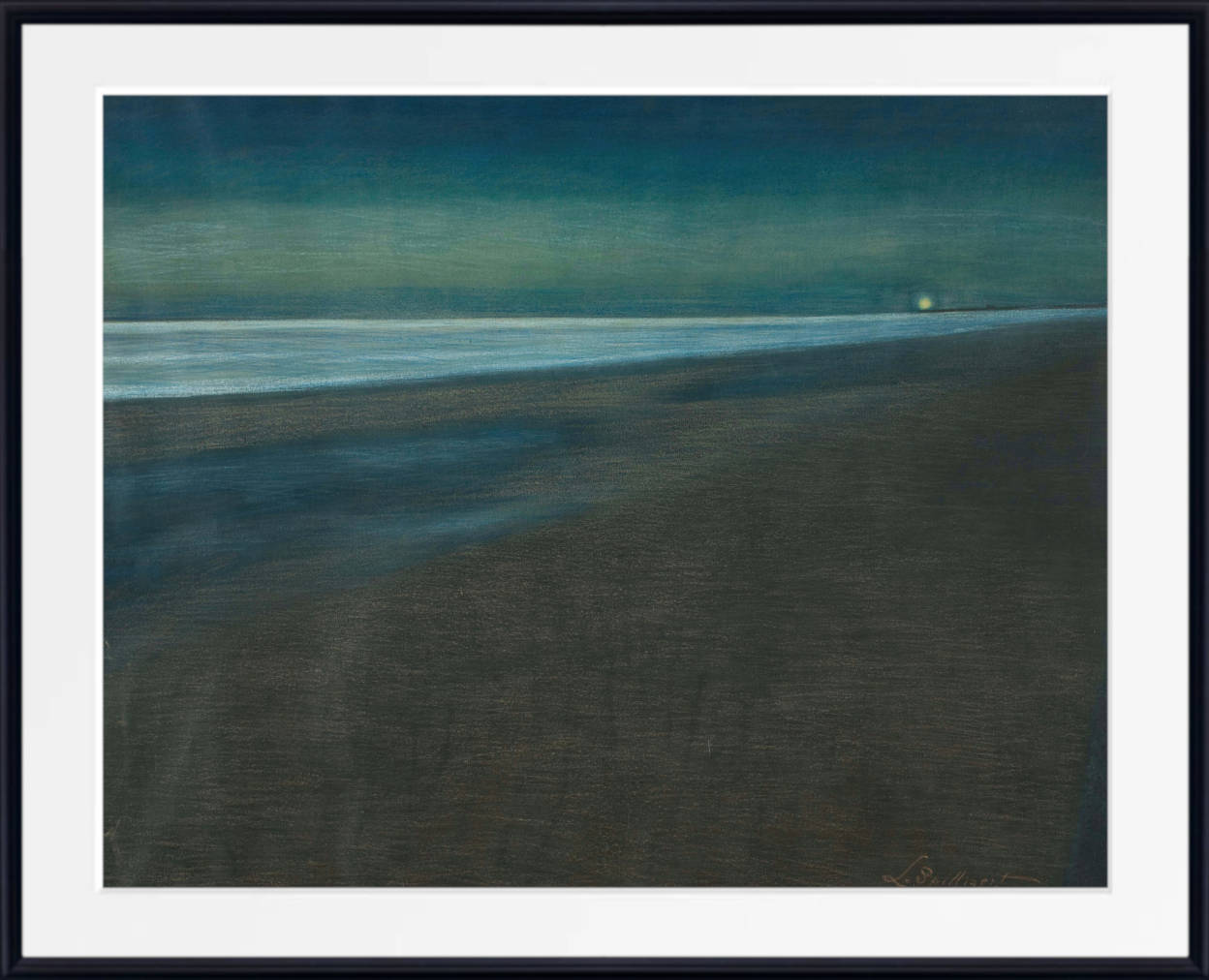 Léon Spilliaert Print, Beachview at night (1905)