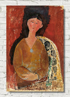 Amedeo Modigliani Wall Art Print : Beatrice Hastings assise (1915)