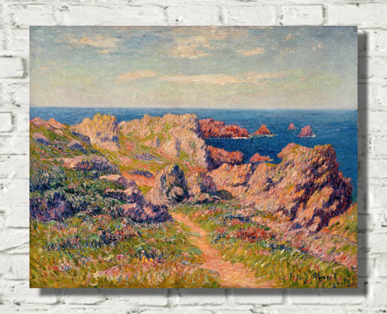 Henry Moret Print, Good weather in Pern (Ouessant Island) (1901)