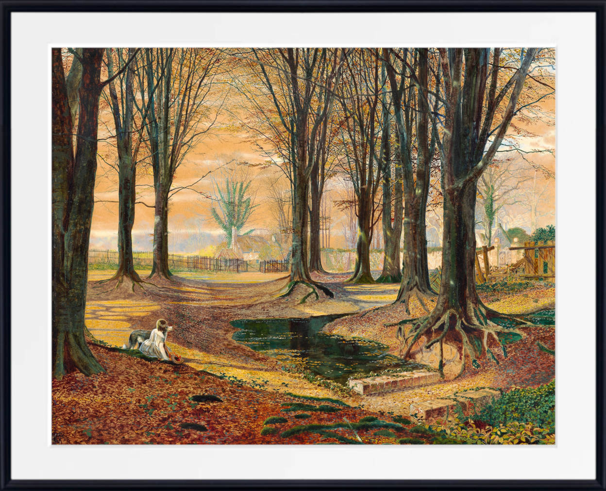 John Atkinson Grimshaw Print: Beechwood (1867)