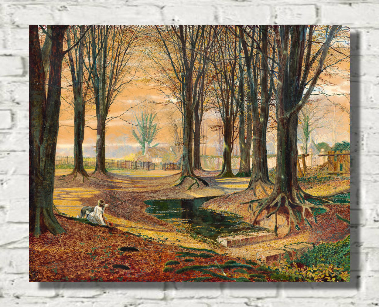 John Atkinson Grimshaw Print: Beechwood (1867)