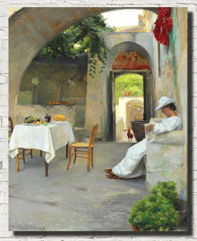 Peter Ilsted Fine Art Print, Before Lunch