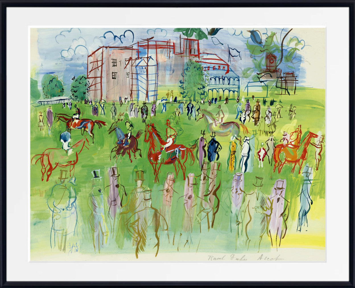 Before the start, Ascot by Raoul Dufy – GalleryThane