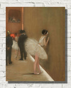 Henri Gervex Print, Behind the curtain at the ballet