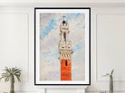 Cass Gilbert Print, Bell Tower, Italy (1933)