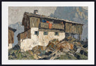 Oskar Mulley Print, Mountain Farmstead