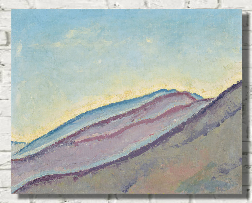 Koloman Moser Fine Art Print, Berghänge (Mountain Slopes)