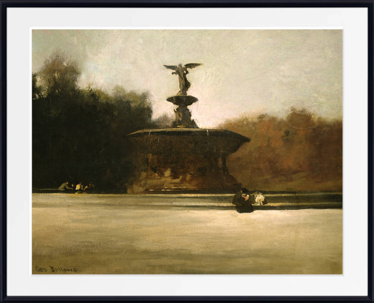 George Bellows Print, Bethesda Fountain (1905)