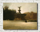 George Bellows Print, Bethesda Fountain (1905)