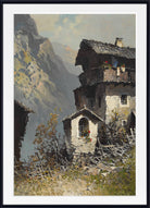 Oskar Mulley Print, Wayside Shrine, Mountain Farm