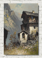 Oskar Mulley Print, Wayside Shrine, Mountain Farm